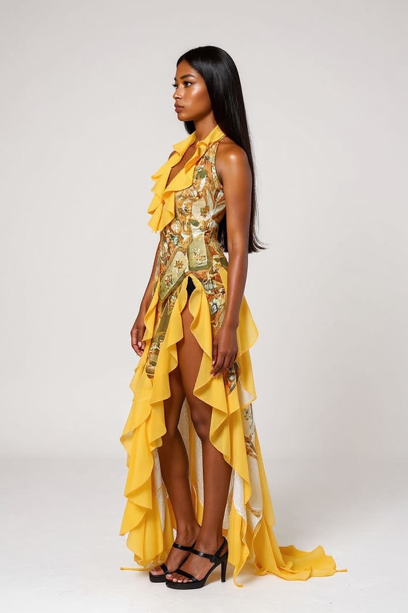 Isla Ruffle Maxi