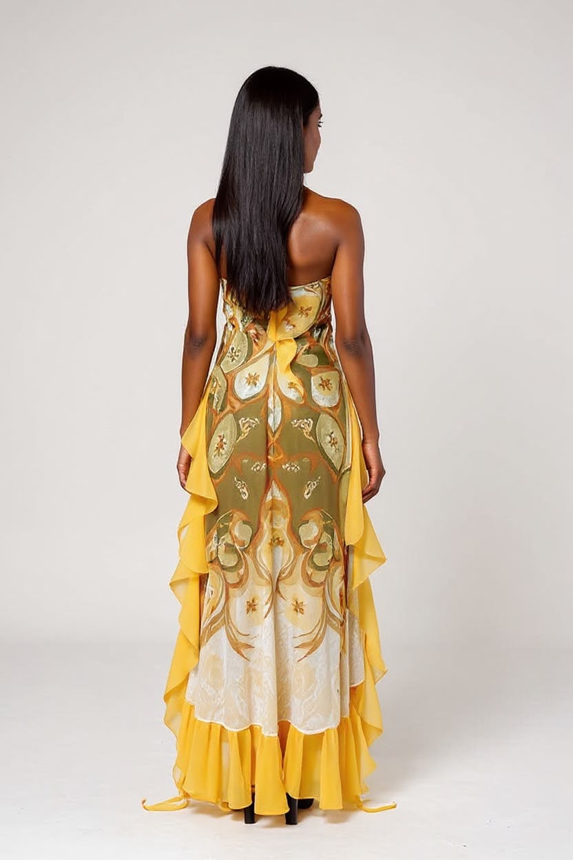 Isla Ruffle Maxi